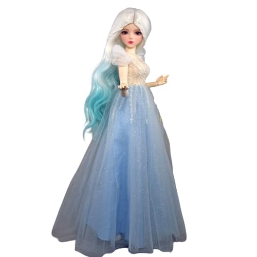 SISON BENNE Fashion Collection BJD Puppen 1/3 SD Mädchen Puppen 22inch Weibliche Ball Jointed Puppe DIY Spielzeug mit vollem Satz Outfits Kleidung, handbemaltes Make-up (Vava) von SISON BENNE