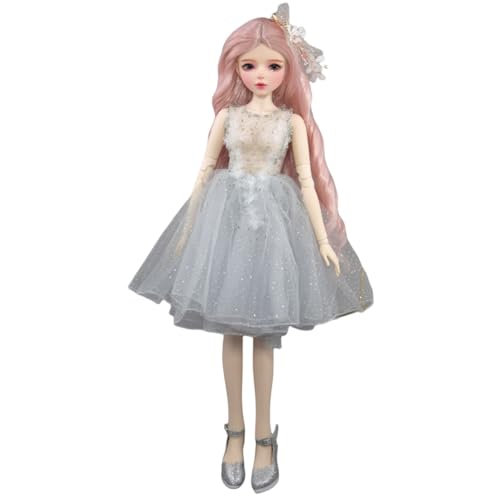 SISON BENNE Fashion Collection BJD Puppen 1/3 SD Mädchen Puppen 22inch Weibliche Ball Jointed Puppe DIY Spielzeug mit vollem Satz Outfits Kleidung, handbemaltes Make-up (Zizi) von SISON BENNE