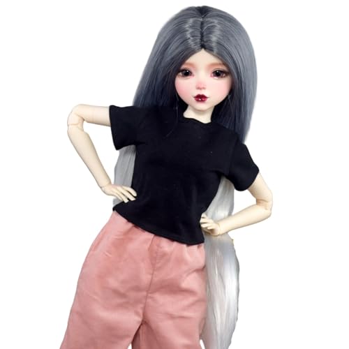 SISON BENNE Fashion Collection BJD Puppen 1/3 SD Puppen 22inch hübsche Ball Jointed Puppe DIY Spielzeug mit vollem Satz Outfits Kleidung, handbemaltes Make-up, Augen Frühling Design (Bibi) von SISON BENNE