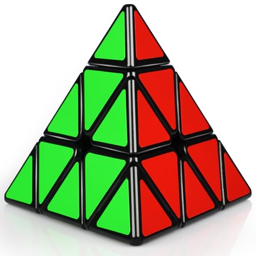 SISYS Triángulo Piramide Speed Cube, Pyraminx Rompecabezas Cubo Mágico LISO Magic Puzzle Cube Con Pegatinas de PVC Juguete Educativo para Niños y Adultos von SISYS