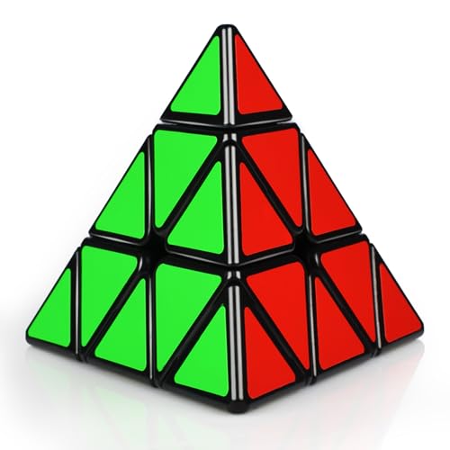 SISYS Triángulo Piramide Speed Cube, Pyraminx Rompecabezas Cubo Mágico LISO Magic Puzzle Cube Con Pegatinas de PVC Juguete Educativo para Niños y Adultos von SISYS