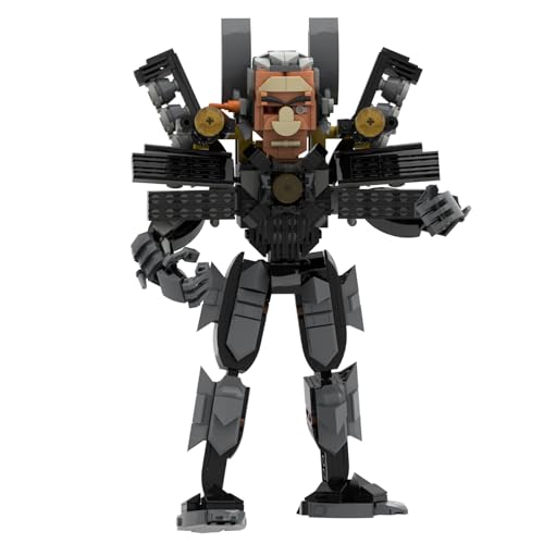 SIUVEY Upgrade Titan Tv Man,Upgraded Titan Speakman,Titan Cameraman Upgraded,Titan Clockman,Upgraded Titan Drillman,Buildable Toy,Building Toy Figures Collectible Game Model Toys (732) von SIUVEY