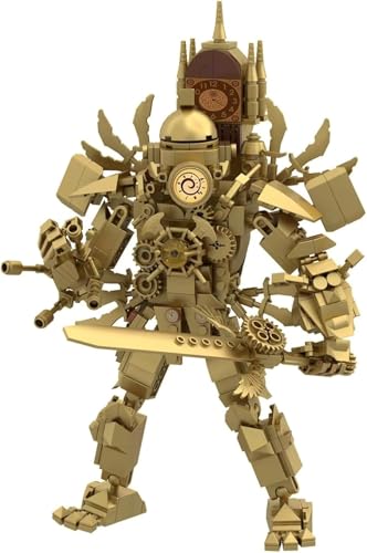 SIUVEY Upgrade Titan Tv Man,Upgraded Titan Speakman,Titan Cameraman Upgraded,Titan Clockman,Upgraded Titan Drillman,Buildable Toy,Building Toy Figures Collectible Game Model Toys (A) von SIUVEY