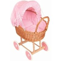 SIVA 270019 Puppenwagen Korb rosa von SIVA