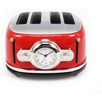 SIVA 99038 Siva Clock Toaster rot von SIVA