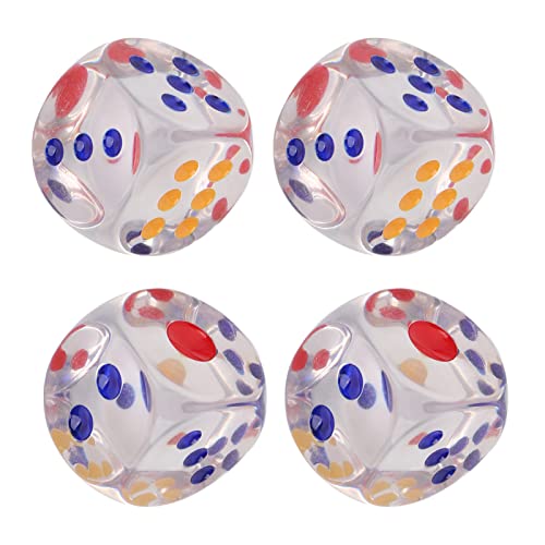 SIXRUN 10 Stück 2.5cm Würfeln Transparente Standard Brettspiele Würfel, Lernspielzeug, Mathematikunterricht, Stapelbar, für Brettspiele SIXRUN 10 Stück 2.5cm Würfeln Transparente Standard Brettspiele Würfel, Lernspielzeug, Mathematikunterricht, Stapelbar, für Brettspiele von SIXRUN
