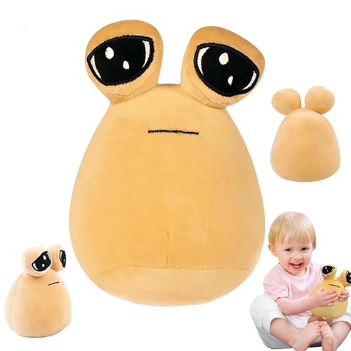 Alien Plüshies, 22cm Kinder Pou Plüsch Spielzeug, My Pet Alien Pou Plüschpuppe, Emotion Alien Plushie Stoffed, Kawaii Alien Stuffed, Plüsch Tier Pou Puppe,Geschenk Spielzeug Schlafzimmer Deko von SIXSSSM