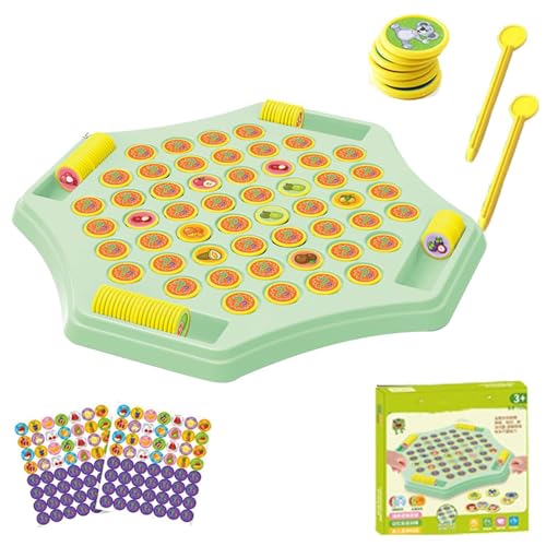 SJIESOG Flip Chess Memory(54 Chess), Flip-Schach-Memoryspiel, kreatives Matching-Spiel für Kinder mit Schachbrett, kreatives Matching-Spiel für Kinder mit Schachbrett (Fruit) von SJIESOG