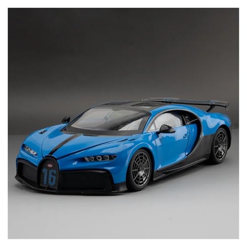 Fahrzeugmodelle 1:18 Chiron PUR Sport Legierung Sportmodell Druckguss Metall Rennsport Super Auto Modell Simulation Sound und Licht Kinder Spielzeug Geschenk(Blue) von SJOIOOP