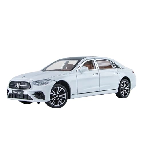 Fahrzeugmodelle 1:24 E-Klasse E300 L Legierungsautomodell Simulation Druckguss Metallfahrzeuge Automodell Sound und Licht Sammlung Kinderspielzeug Geschenke(White 2) von SJOIOOP