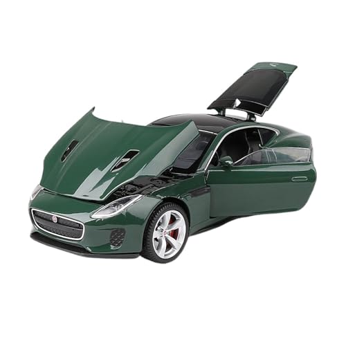 Fahrzeugmodelle 1:32 F-Type Coupe Legierung Automodell Druckguss Spielzeugfahrzeuge Metall Automodell Hohe Simulation Sound und Licht Kinder Spielzeug Geschenk(Green) von SJOIOOP