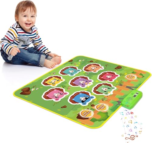 2 in 1 Whack-a-Mole Spielzeug für Kinder ab 3 4 5 6 Jahre,Whack Maulwurfspiel,Hammerspiel,Whack A Mole Game for Toddlers,Interaktives Spiel Hammerspiel Spielzeug mit Sound&Light Lernspielzeug Geschenk von SKERITO