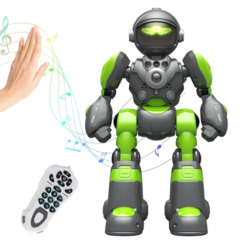 SKERITO Roboterspielzeug für Kinder, Voice Remote Control Roboter, Gestenerkennung, programmierbarer Roboter, Spielzeug für Alter 3 4 5 6 7 8 Jahre alte Jungen Mädchen Geburtstagsgeschen von SKERITO