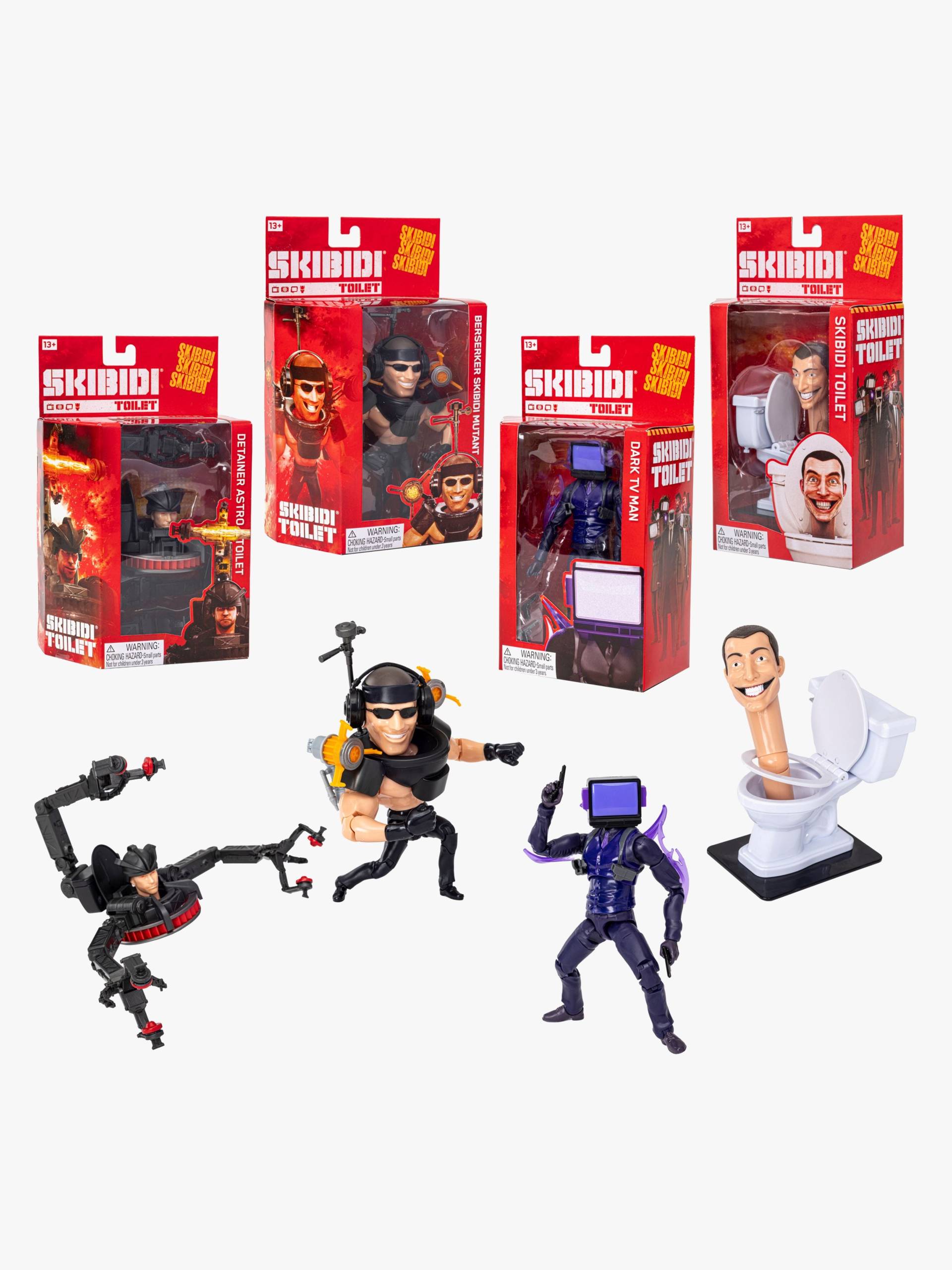 SKIBIDI TOILET Figuren Deluxe 15 cm, Gemischt SKIBIDI TOILET Figuren Deluxe 15 cm, Gemischt von SKIBIDI TOILET