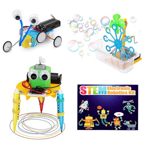 SKIKHN 3 Stück STEM Spielzeug Experimente, Elektronik Baukasten, Wissenschaft Experimente Kit, Elektro Baukasten, Bausatz Kinder Spielzeug Geschenke, für Spielzeug Geschenke ab 3-14 Jahre Jungen SKIKHN 3 Stück STEM Spielzeug Experimente, Elektronik Baukasten, Wissenschaft Experimente Kit, Elektro Baukasten, Bausatz Kinder Spielzeug Geschenke, für Spielzeug Geschenke ab 3-14 Jahre Jungen von SKIKHN