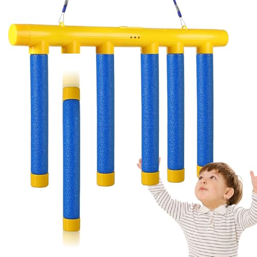 SKIKHN Drop Sticks Game, Catching Sticks Game, 3 Einstellbarer Geschwindigkeit, Fangspiel mit Fallenden Stöcken, Reaktionstraining Spielzeug für Kinder, Reflexe Training, Hand-Auge-Koordination von SKIKHN