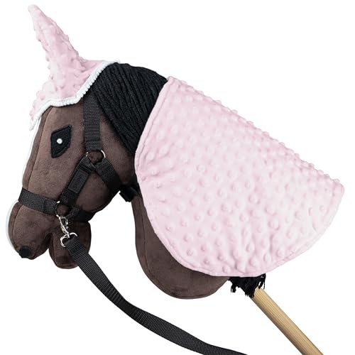 SKIPPI Decke und Fliegenhaube für Hobby Horse – Rosa, Hobby Horse Zubehör von SKIPPI