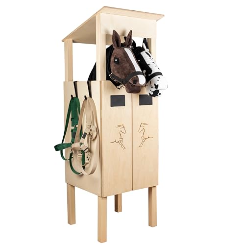 SKIPPI Hobby Horse Stall für 2 Pferde, Hobby Horse Zubehör von SKIPPI