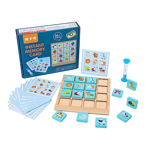 SKISUNO 1 Set Memory Schach Kinder Brettspiel Puzzle Spielzeug Blöcke Denksportaufgaben Spiel Montessori Stamm Lernspielzeug Kinder Lernspielzeug Desktop Spielzeug Eltern Kind von SKISUNO