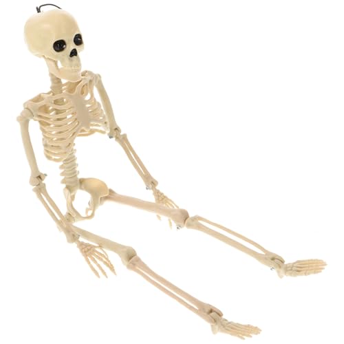 SKISUNO 1 Stück Einzigartige Gruselige Skeleton Prop Skeleton Rahmen Modell Halloween Szene Weiß von SKISUNO