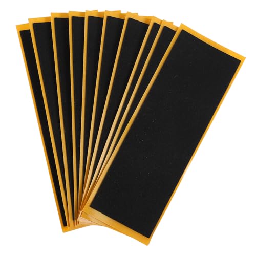 SKISUNO 10 Stück Finger Skateboard Rutsch Sticker Teiliges Mini Skateboard Zubehör für rutschfeste Zuschneidbare Aufkleber mit Guter Haftung und Dämpfung Einfache Anwendung SKISUNO 10 Stück Finger Skateboard Rutsch Sticker Teiliges Mini Skateboard Zubehör für rutschfeste Zuschneidbare Aufkleber mit Guter Haftung und Dämpfung Einfache Anwendung von SKISUNO