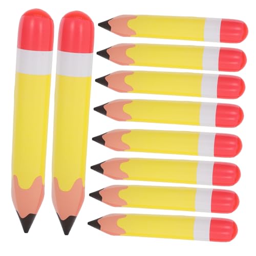 SKISUNO 10 Stück Teiliges Aufblasbares Bleistift-deko PVC Großes Robustes Partyballon Kindergeburtstag Fotorequisiten Raum -dekoration SKISUNO 10 Stück Teiliges Aufblasbares Bleistift-deko PVC Großes Robustes Partyballon Kindergeburtstag Fotorequisiten Raum -dekoration von SKISUNO