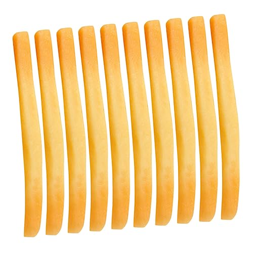 SKISUNO 10 Stück Teiliges Realistische Pommes Frites Modelle Lebensechte Simulation mit Glatter Oberfläche Deko und Spielküche Requisit für Fotos und Ladendekoration SKISUNO 10 Stück Teiliges Realistische Pommes Frites Modelle Lebensechte Simulation mit Glatter Oberfläche Deko und Spielküche Requisit für Fotos und Ladendekoration von SKISUNO