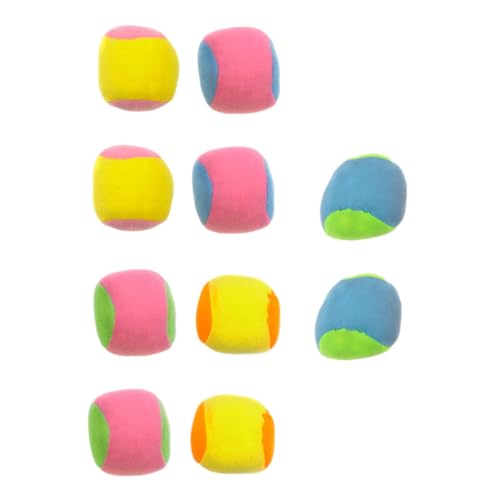 SKISUNO 10 Stück Teiliges Sticky Ball Spielset für Erwachsene Interaktives Outdoor Wurfspiel mit Bunten Klettbällen Fördert Hand Auge Koordination für Party Strand und Zufällige Farbe SKISUNO 10 Stück Teiliges Sticky Ball Spielset für Erwachsene Interaktives Outdoor Wurfspiel mit Bunten Klettbällen Fördert Hand Auge Koordination für Party Strand und Zufällige Farbe von SKISUNO