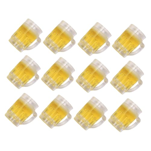 SKISUNO 12 Stück Teiliges Miniatur Bierkrug aus Robustem Resin Realistische Mini Haus Accessoires für DIY Basteln Puppenhaus Dekoration Foto Requisiten für Miniatur Landschaft und SKISUNO 12 Stück Teiliges Miniatur Bierkrug aus Robustem Resin Realistische Mini Haus Accessoires für DIY Basteln Puppenhaus Dekoration Foto Requisiten für Miniatur Landschaft und von SKISUNO