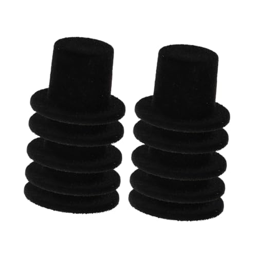 SKISUNO 15 Stück Teiliges Miniatur Puppenhut aus Schwarzem Flockigem Harz Dekorative Clown und Schneemann Hüte für DIY Bastelprojekte Puppenfotografie Cosplay und Kreative Geschenkideen SKISUNO 15 Stück Teiliges Miniatur Puppenhut aus Schwarzem Flockigem Harz Dekorative Clown und Schneemann Hüte für DIY Bastelprojekte Puppenfotografie Cosplay und Kreative Geschenkideen von SKISUNO