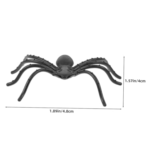 SKISUNO 150 Stück Kniffliges realistische Plastikspinne Halloween-Horror-Requisiten Spinnenfiguren aus Kunststoff gruselige Spinnenspielzeuge dekorative Spinnenrequisiten Schwarz SKISUNO 150 Stück Kniffliges realistische Plastikspinne Halloween-Horror-Requisiten Spinnenfiguren aus Kunststoff gruselige Spinnenspielzeuge dekorative Spinnenrequisiten Schwarz von SKISUNO