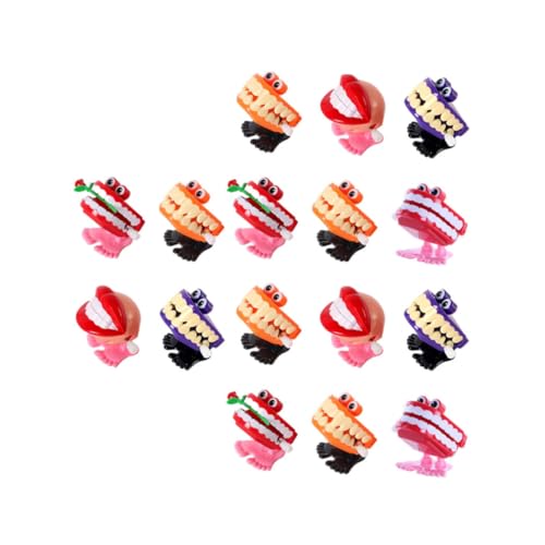 SKISUNO 16 Stück Teiliges Aufziehspielzeug Zähne aus Kunststoff Lustige Spielzeuge mit Klappernden Zähnen Bunte Überraschungsdesigns für Kindergeburtstag Partygeschenke und SKISUNO 16 Stück Teiliges Aufziehspielzeug Zähne aus Kunststoff Lustige Spielzeuge mit Klappernden Zähnen Bunte Überraschungsdesigns für Kindergeburtstag Partygeschenke und von SKISUNO