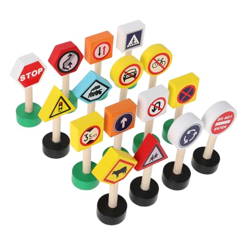 SKISUNO 16 Stück Teiliges Holz spielset Verkehrsschilder für Pädagogische Straßenschilder für Vorschulkinder Interaktives Lernspielzeug zur Verkehrssicherheit Leicht Tragbar Fördert SKISUNO 16 Stück Teiliges Holz spielset Verkehrsschilder für Pädagogische Straßenschilder für Vorschulkinder Interaktives Lernspielzeug zur Verkehrssicherheit Leicht Tragbar Fördert von SKISUNO