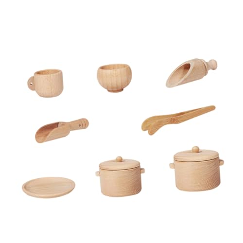 SKISUNO Holzspielzeug Mit Küchenutensilien Interaktives Spielzeug-Set Für Junge Mädchen Fördert Kreativität Und Eltern-Junge Mädchen-interaktion Set Aus Hochwertigem Holz SKISUNO Holzspielzeug Mit Küchenutensilien Interaktives Spielzeug-Set Für Junge Mädchen Fördert Kreativität Und Eltern-Junge Mädchen-interaktion Set Aus Hochwertigem Holz von SKISUNO