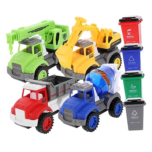 SKISUNO 1Satz Sanitär LKW für Teiliges Fahrzeugset mit Mülltonnen Jungen und für Kreative Spiele und Bauprojekte Jahre SKISUNO 1Satz Sanitär LKW für Teiliges Fahrzeugset mit Mülltonnen Jungen und für Kreative Spiele und Bauprojekte Jahre von SKISUNO