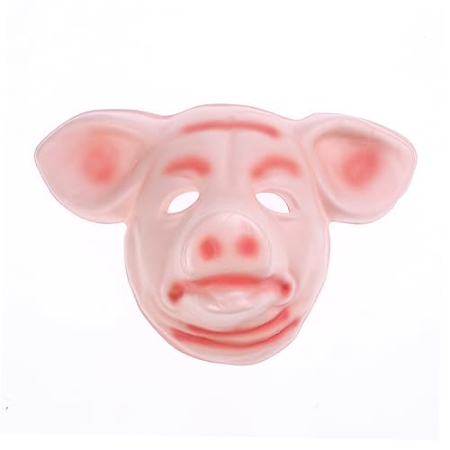 SKISUNO 1Stk Schweinekopfbedeckung halloween masken halloweenmaske Partymaske animal mask haloween mask kosmetische Maske Kostüm Maske Schweinemaske Halloween-Maske Tier schmücken von SKISUNO