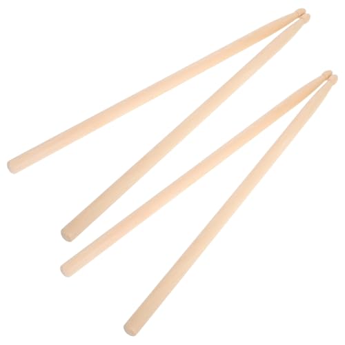 SKISUNO 5a Drumsticks Für Schlagzeug 2er-Set Glattes Holz Sicher Für Trommelfelle Für Auftritte von SKISUNO