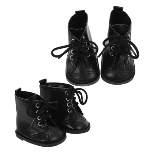 SKISUNO 2 Paare Puppenstiefel aus Pu-Leder für Mädchenpuppen Modische Puppenschuhe Bequem und Stilvoll Vielseitiges Zubehör für Puppenhaus und Puppenkleidung SKISUNO 2 Paare Puppenstiefel aus Pu-Leder für Mädchenpuppen Modische Puppenschuhe Bequem und Stilvoll Vielseitiges Zubehör für Puppenhaus und Puppenkleidung von SKISUNO
