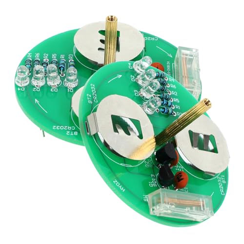SKISUNO 2 Sätze LED Gyroskop Löten Übungsset Elektronisches DIY Bausatz für Lötpraxis Technisches Training Tragbares Gyroskop Kit für Fortgeschrittene Elektronik Experimente SKISUNO 2 Sätze LED Gyroskop Löten Übungsset Elektronisches DIY Bausatz für Lötpraxis Technisches Training Tragbares Gyroskop Kit für Fortgeschrittene Elektronik Experimente von SKISUNO