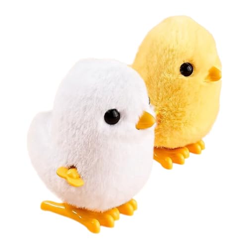 SKISUNO 2 Stück Aufziehbares Plüsch Tierspielzeug Kleine Küken Wind Up Toy Kinderparty Weiches Langlebiges von Hand Auge Koordination und Bewegung SKISUNO 2 Stück Aufziehbares Plüsch Tierspielzeug Kleine Küken Wind Up Toy Kinderparty Weiches Langlebiges von Hand Auge Koordination und Bewegung von SKISUNO