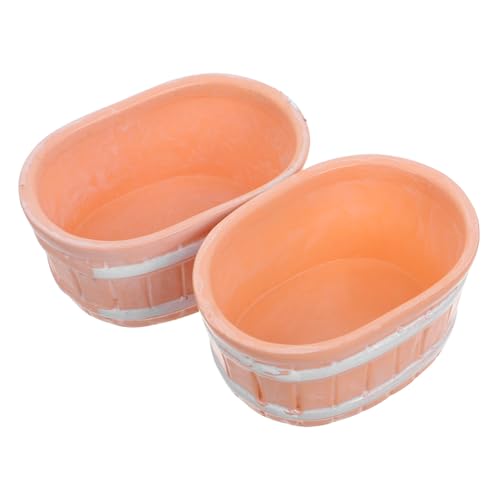 SKISUNO 2 Stück Miniatur Puppenhaus Badewanne Miniatur Badezimmermöbel Mikro Landschaft Dekoration Vielseitig Nutzbar als Blumentopf oder Aufbewahrungsbox für Puppenhaus Zubehör SKISUNO 2 Stück Miniatur Puppenhaus Badewanne Miniatur Badezimmermöbel Mikro Landschaft Dekoration Vielseitig Nutzbar als Blumentopf oder Aufbewahrungsbox für Puppenhaus Zubehör von SKISUNO