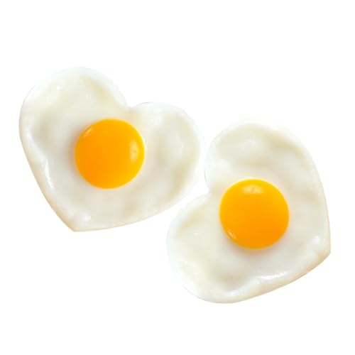 SKISUNO 2 Stück PVC Teiliges Künstliches Spiegelei Modell Realistisch Lebensnah Dekoratives Ei Küchenzubehör Täuschend Echt Farbenfrohes Kunst Ei für Food Display und Fotografie SKISUNO 2 Stück PVC Teiliges Künstliches Spiegelei Modell Realistisch Lebensnah Dekoratives Ei Küchenzubehör Täuschend Echt Farbenfrohes Kunst Ei für Food Display und Fotografie von SKISUNO