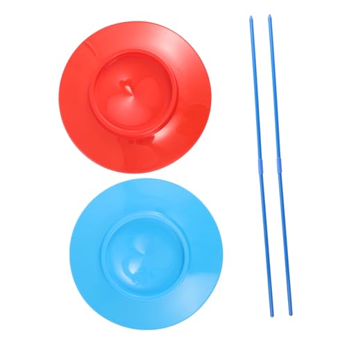 SKISUNO 2 Stück Teiliges Jonglierplatten Sticks Robustes Zirkus-trickspielzeug für Anfänger und Schüler Einfach zu Lernen für Jonglier-Performance und Motorische SKISUNO 2 Stück Teiliges Jonglierplatten Sticks Robustes Zirkus-trickspielzeug für Anfänger und Schüler Einfach zu Lernen für Jonglier-Performance und Motorische von SKISUNO
