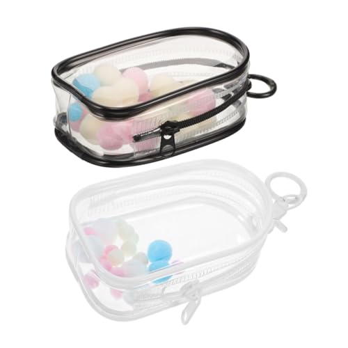 SKISUNO 2 Stück Teiliges Transparente PVC Aufbewahrungstaschen mit Schlüsselanhänger Kleine Durchsichtige Figuren Display Bags Vielseitige Schutz Präsentationstaschen für Puppen und SKISUNO 2 Stück Teiliges Transparente PVC Aufbewahrungstaschen mit Schlüsselanhänger Kleine Durchsichtige Figuren Display Bags Vielseitige Schutz Präsentationstaschen für Puppen und von SKISUNO