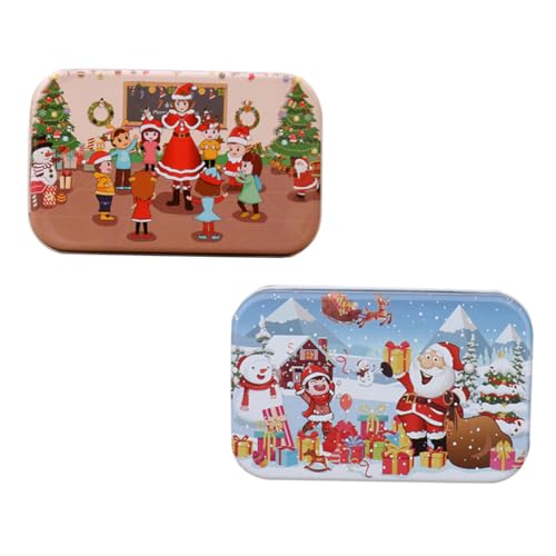 SKISUNO 2 Stück Teiliges Weihnachts Holzpuzzle DIY Cartoon Holzspielzeug für Handliches Lernspielzeug Auge Hand Koordination Geeignet Ab Jahren Schnee und Klassenzimmer SKISUNO 2 Stück Teiliges Weihnachts Holzpuzzle DIY Cartoon Holzspielzeug für Handliches Lernspielzeug Auge Hand Koordination Geeignet Ab Jahren Schnee und Klassenzimmer von SKISUNO