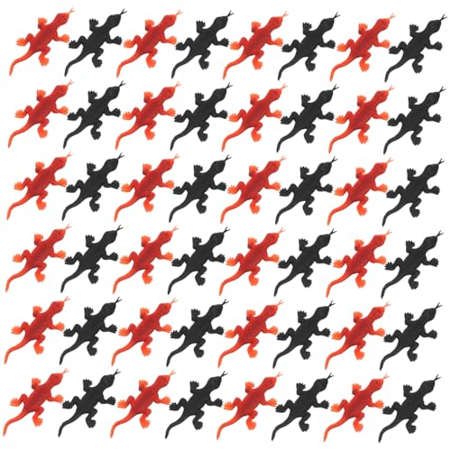 SKISUNO 200 Stück Teiliges Realistisches Gecko aus PVC mit Detailgetreuer Struktur als Halloween Deko Lernspielzeug für Lustige Partygeschenke Leicht und Tragbar für Drinnen und Draußen SKISUNO 200 Stück Teiliges Realistisches Gecko aus PVC mit Detailgetreuer Struktur als Halloween Deko Lernspielzeug für Lustige Partygeschenke Leicht und Tragbar für Drinnen und Draußen von SKISUNO