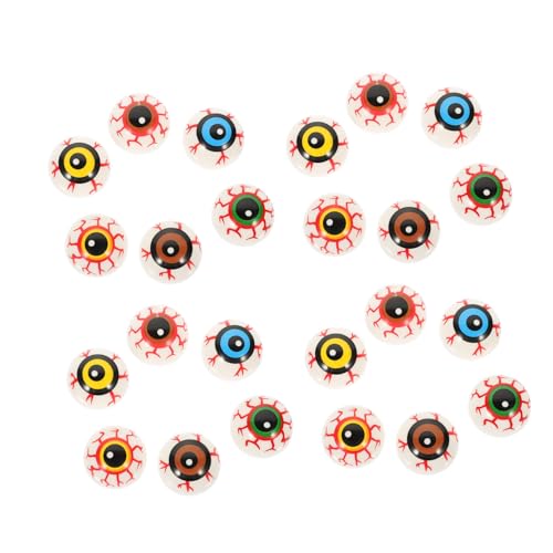 SKISUNO 24 Stück Teiliges Halloween Deko Bunte Hohle Elastische Augenbälle Springende Gruselaugen für Party Dekoration Innen und Außen Wasserfest und Robust SKISUNO 24 Stück Teiliges Halloween Deko Bunte Hohle Elastische Augenbälle Springende Gruselaugen für Party Dekoration Innen und Außen Wasserfest und Robust von SKISUNO