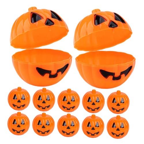 SKISUNO 24St Kürbis-Blindbox Kürbis Keksdose Mini-Kürbishalter Halloween-Dekoration Kürbislicht halloween dekoration halloween deko kürbis Süßigkeitenbehälter Kürbis-Dekor Partygeschenk pp von SKISUNO