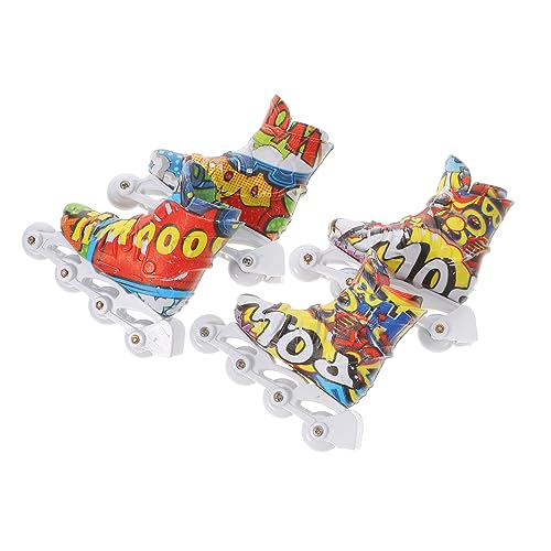 SKISUNO 2paare Faltbare Finger-Rollschuhe Mini Finger Skate Toys Für Stressabbauendes Spielzeug Edukatives Brettspiel Fingerkoordinationstraining SKISUNO 2paare Faltbare Finger-Rollschuhe Mini Finger Skate Toys Für Stressabbauendes Spielzeug Edukatives Brettspiel Fingerkoordinationstraining von SKISUNO