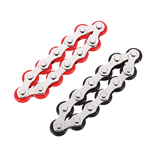 SKISUNO 2stücke Roller Chain Fidget Toy Zur Stressbewältigung Leiser Handspielzeug Für Büro Schule Und Zuhause Für Erwachsene SKISUNO 2stücke Roller Chain Fidget Toy Zur Stressbewältigung Leiser Handspielzeug Für Büro Schule Und Zuhause Für Erwachsene von SKISUNO